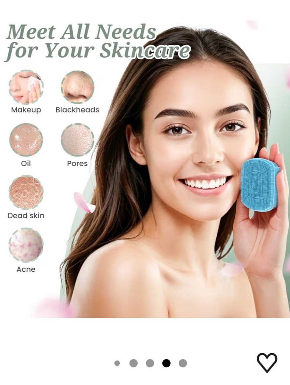 Silicone Face Scrubber 2PCS - Picture 6 of 9